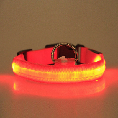 LED PET Safety Halo Style Collar Red
