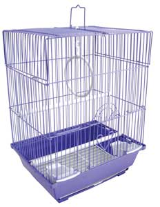 YML Flat Top Parakeet Cage Purple