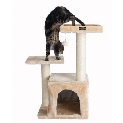 Armarkat Real Wood Classic Cat Tree A3207, 32-Inch Beige