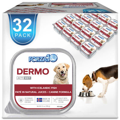 Forza10 ActiWet Dermo Icelandic Fish Recipe Canned Dog Food 32 Pack