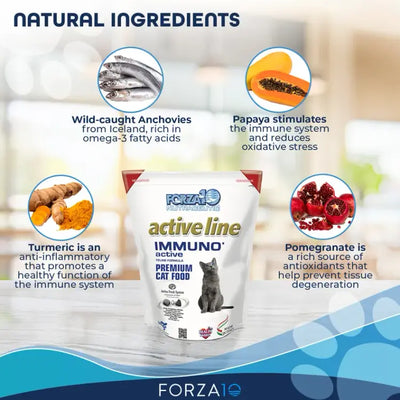 Forza10 Active Immuno Support Diet Dry Cat Food Natural Ingredients