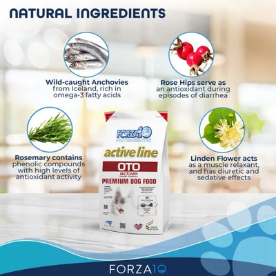 Forza10 Active Oto Support Diet Dry Dog Food Natural Ingredients