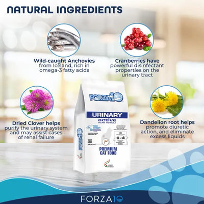 Forza10 Active Urinary Dry Cat Food Natural Ingredients