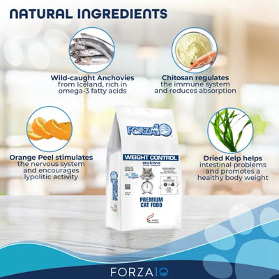 Forza10 Active Weight Control Diet Dry Cat Food Natural Ingredients