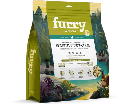 Furry Sensitive Digestion Freeze-Dried Raw Lamb & Chicken Recipe for Cats