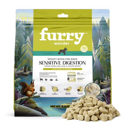 Furry Sensitive Digestion Freeze-Dried Raw Lamb & Chicken Recipe for Dogs