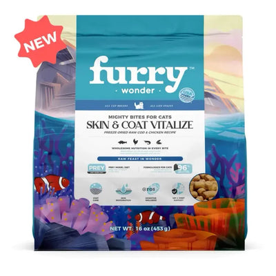 Furry Skin & Coat Vitalize Freeze-Dried Raw Cod & Chicken Recipe for Cats