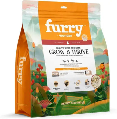 Grow & Thrive Freeze-Dried Raw Duck & Chicken Recipe for Cats