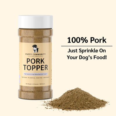 Pork Liver Dog Food Topper 100% pork
