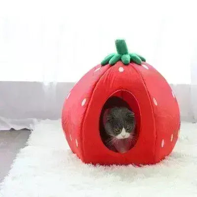 YML Strawberry Pet Bed House