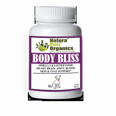 Body Bliss - Omega 3 & 6 Super Food + Heart, Brain Joint, Blood & Coat Support