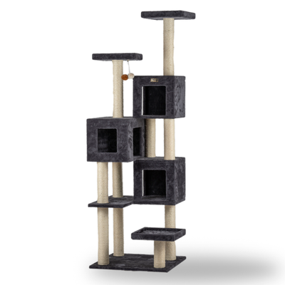 Giant Real Wood Cat Tower for Multiple Cats