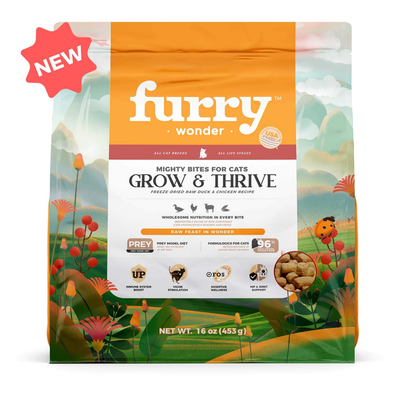 Grow & Thrive Freeze-Dried Raw Duck & Chicken Recipe for Cats