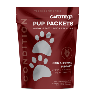 Coromega Pup Packets Omega-3 Skin & Immune Support for dogs